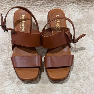 Beturchi Women's Brown Leather Sandals